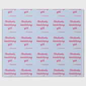 Pride and Prejudice Quote II - Stijlvolle stijl Cadeaupapier (Vlak)