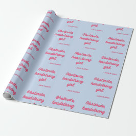Pride and Prejudice Quote II - Stijlvolle stijl Cadeaupapier