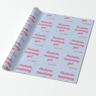 Pride and Prejudice Quote II - Stijlvolle stijl Cadeaupapier