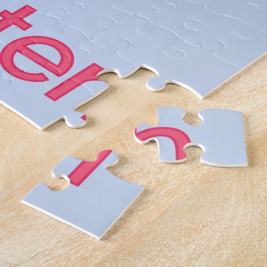 Pride and Prejudice Quote II - Stijlvolle stijl Legpuzzel (Zijkant)