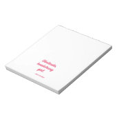 Pride and Prejudice Quote II - Stijlvolle stijl Notitieblok (Linkerzijde)