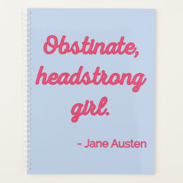 Pride and Prejudice Quote II - Stijlvolle stijl Planner