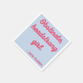 Pride and Prejudice Quote II - Stijlvolle stijl Servet (Hoek)