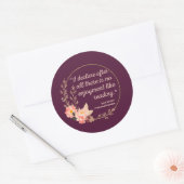 Pride and Prejudice Quote III - Cute Style Ronde Sticker (Envelop)