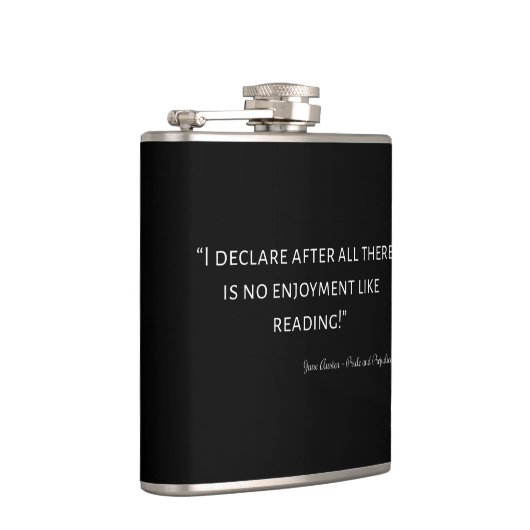 Pride and Prejudice Quote III Heupfles (Rechts)