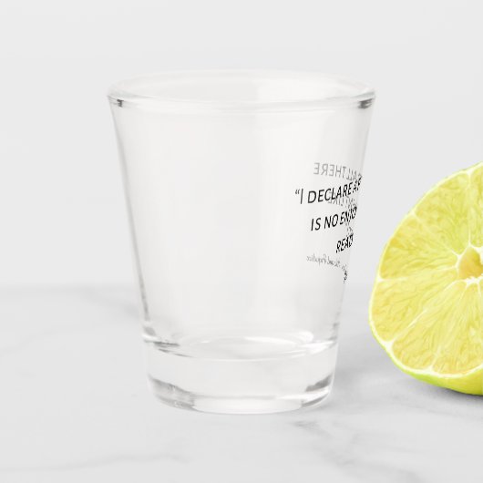 Pride and Prejudice Quote III Shot Glas (Links)
