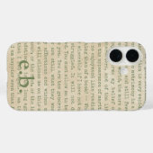 Pride and Prejudice Quotes gepersonaliseerd Case-Mate iPhone Case (Achterkant (horizontaal))
