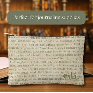 Pride and Prejudice Quotes Gepersonaliseerde Potlo Etui