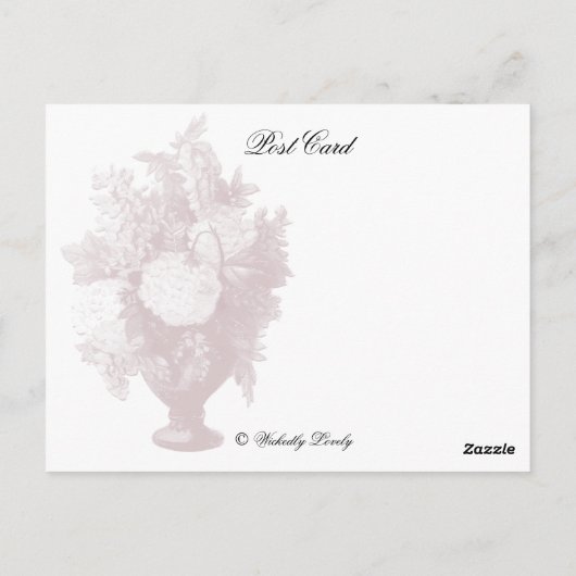 Pride and Prejudice Single Man, Jane Austen Briefkaart (Achterkant)