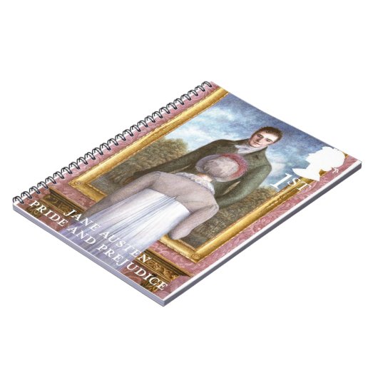 Pride and Prejudice Stamp Design Notitieboek (Linkerzijde)