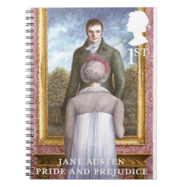 Pride and Prejudice stamp design Notitieboek