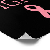 Pride ASL Fight Breast Cancer Awareness Ribbon GIF Poster (Hoek)
