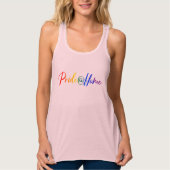 Pride at home Social Distancing Quarantine 2020 Tanktop (Voorkant)