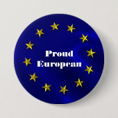 Pride Badge van de Europese Unie Ronde Button 7,6 Cm (Voorkant)