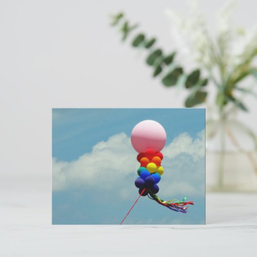 Pride Balloons Briefkaart (Staand voorkant)