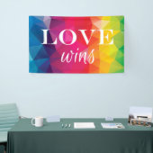 Pride Banner - 'Love Wins' (Beurs)
