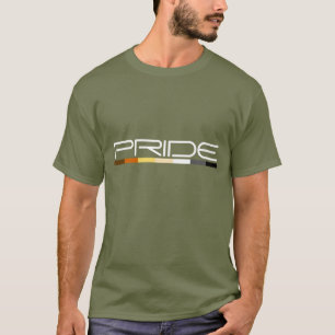 Pride Bear Pride Kleuren gestroomlijnde ontwerp T-shirt