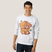 Pride Beren Knuffelen - Liefde is Liefde Trui (Voorkant volledig)