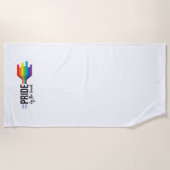 Pride bij de strand-handdoek strandlaken (Voorkant)