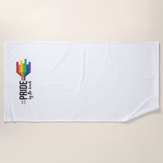 Pride bij de strand-handdoek strandlaken (Voorkant)