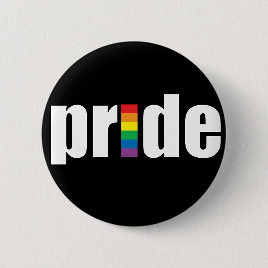 Pride Black Button (Voorkant)