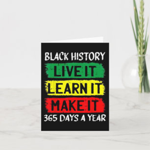 Pride Black Geschiedenis Maand Kleding Vrouw Kaart