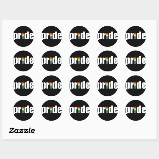 Pride Black Sticker (Vel)