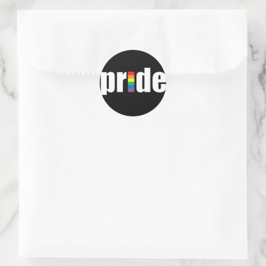 Pride Black Sticker (Tas)