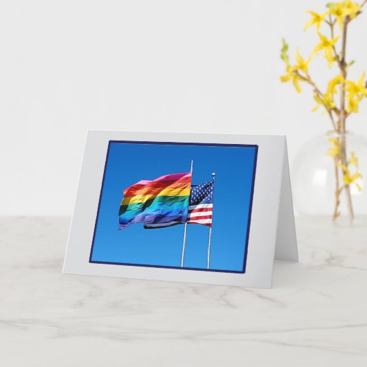 'Pride' Blank Wenskaart Kaart (Gele Bloem)