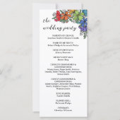 Pride Bloemen Monogram LGBTQ Bruiloft (Achterkant)