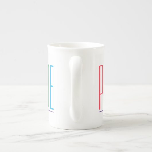 PRIDE Bone China Mok (Achterkant)