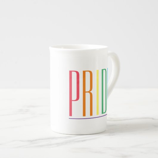 PRIDE Bone China Mok (Voorkant rechts)