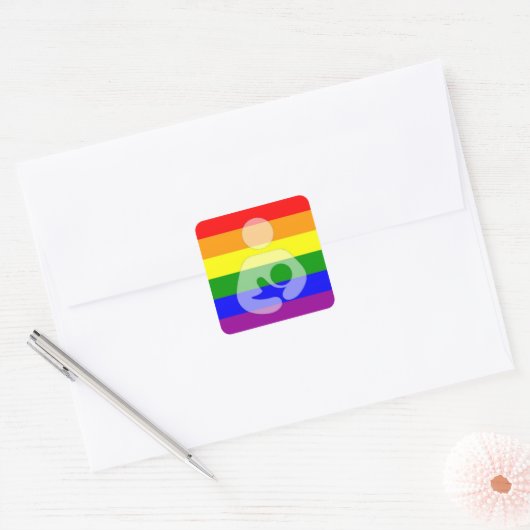 Pride Borstvoeding Symbool Stickers (Envelop)