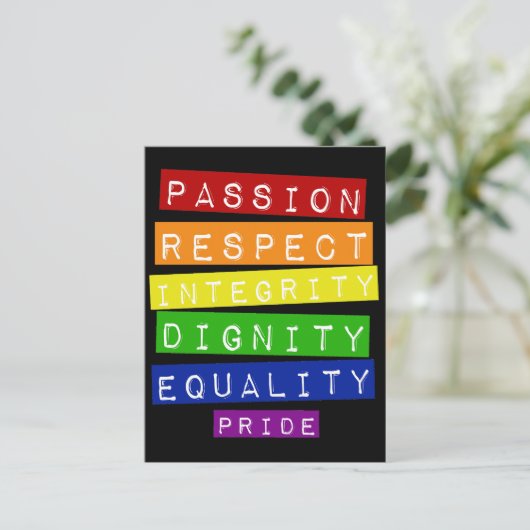 Pride Briefkaart (Staand voorkant)