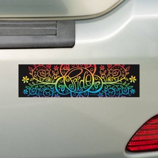 Pride BUMPERSTICKER (Op auto)