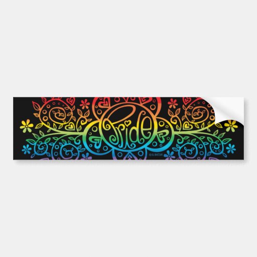Pride BUMPERSTICKER (Voorkant)
