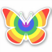 Pride Butterfly Sticker (Voorkant)