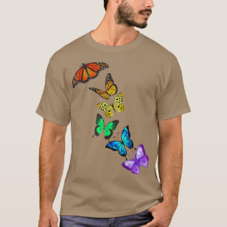 Pride Butterfly T-shirt LGBT Mannen