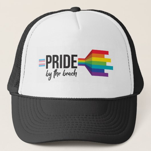 Pride by the Beach truckerhoed Trucker Pet (Voorkant)
