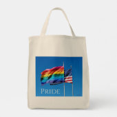 'Pride' Canvas Grocery Canvas tas (Achterkant)