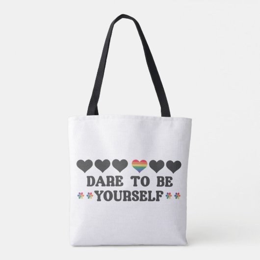 Pride Canvas tas (Achterkant)