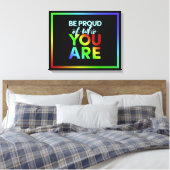 Pride canvasafdrukken canvas afdruk (Insitu (Slaapkamer))