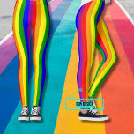 Pride Celebration Leggings<br><div class="desc">Show uw steun voor diversiteit in stijl met deze leggings met de regenboogkleuren en het aanpasbare woord "Pride". De regenboogvlag werd in 1978 door kunstenaar Gilbert Baker ontworpen als symbool van de homogemeenschap. De verschillende kleuren worden vaak in verband gebracht met "verscheidenheid" in de homogemeenschap, maar hebben eigenlijk letterlijke betekenissen:...</div>