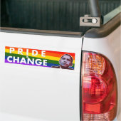 Pride & Change - Obama Politieke Bumpersticker (Op Truck)
