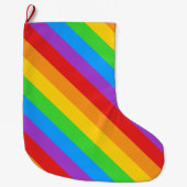 Pride Cheer: Regenboogvlag Grote Kerstsok (Voorkant)