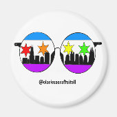 pride chicaGOggles sticker Magneet (Voorkant)