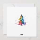 Pride Christmas Gepersonaliseerde Kaart (Achterkant)