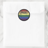 Pride Circle Ronde Sticker (Tas)