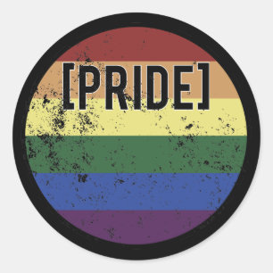 Pride Circle Ronde Sticker