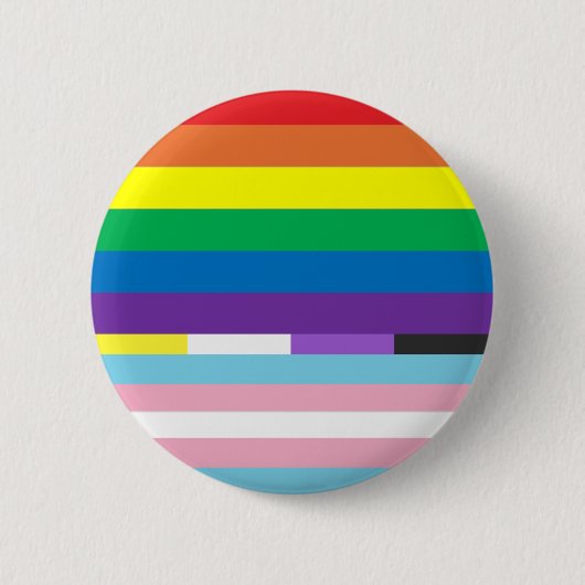 Pride Cirkel  Ronde Button 5,7 Cm (Voorkant)